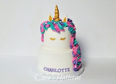 Two Tier Unicorn  - Cake by Donna Tokazowski- Cake Hatteras, Martinsburg WV