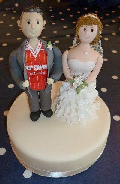 Wedding topper - Cake by Katrinaskakes
