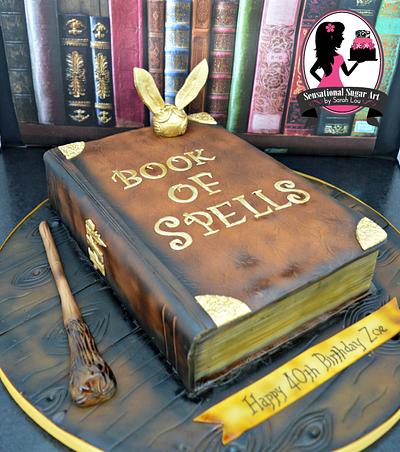 Harry Potter Book of Spells Cake - Cake by Sensational Sugar Art by Sarah Lou