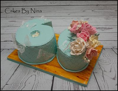 Elegant 60 - Cake by Cakes by Nina Camberley