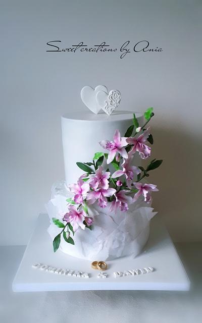 Wedding cake - Cake by Ania - Sweet creations by Ania