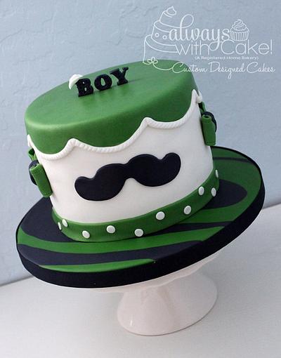 Mustaches & Bow Ties - Cake by AlwaysWithCake