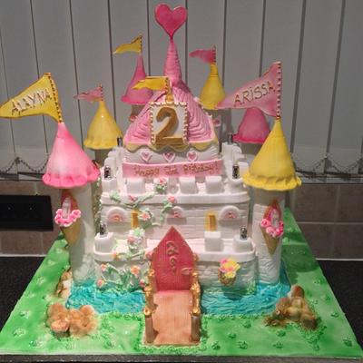 Twin birthday cake - Cake by mick