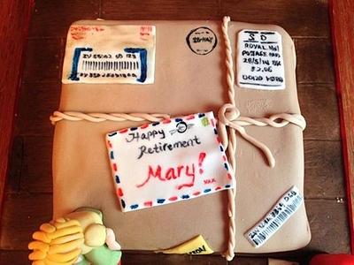 Parcel birthday cake - Cake by CupNcakesbyivy