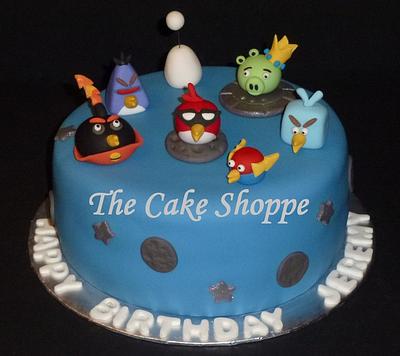 Angry Birds Space cake  - Cake by THE CAKE SHOPPE
