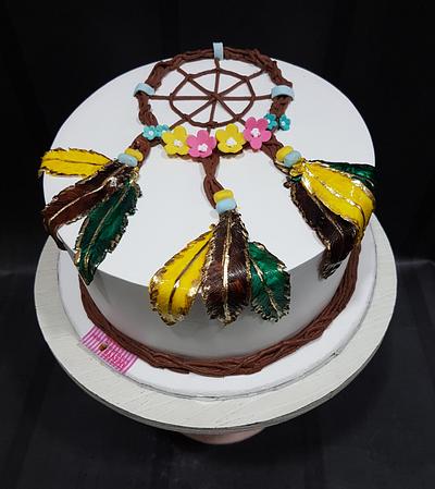 Dreamcatcher Cake - Cake by Michelle's Sweet Temptation
