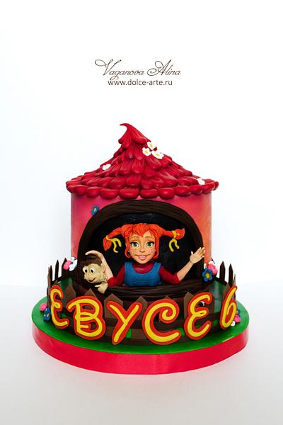 Pippi Longstocking birthday cake - Cake by Alina Vaganova
