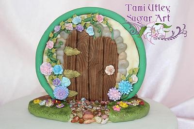 Fairy door stand up cookie  - Cake by Tami
