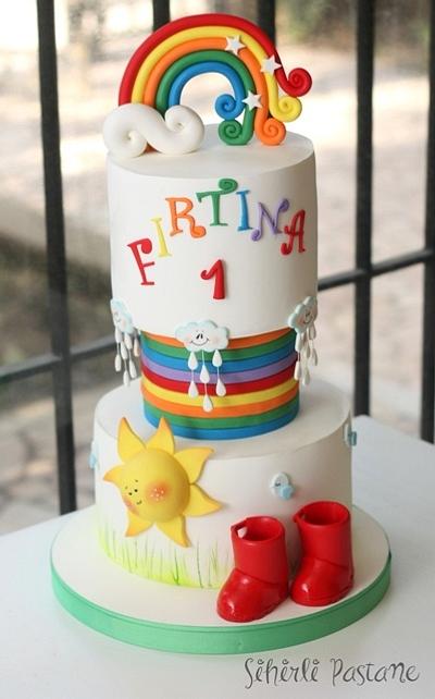 Rainbow Cake - Cake by Sihirli Pastane