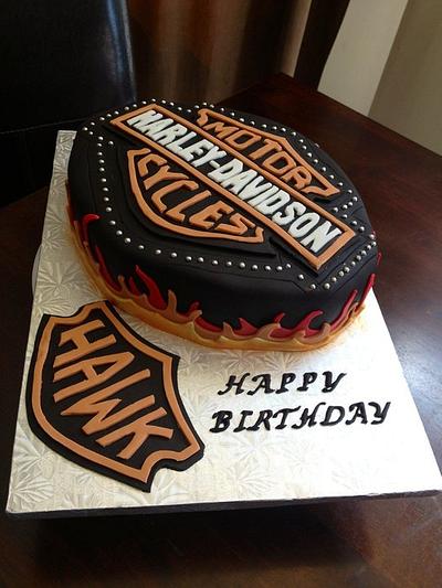 Harley birthday - Cake by Jennifer Jeffrey