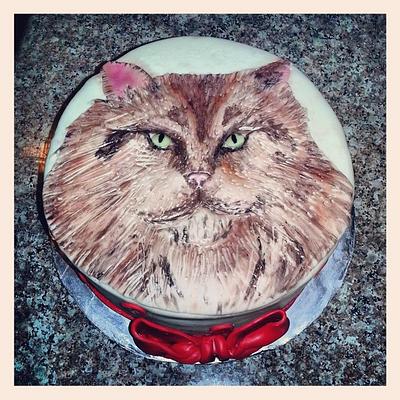 Furry Kitty Cake - Cake by Norma Angelica Garcia