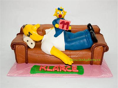Homer - Cake by Lenkydorty