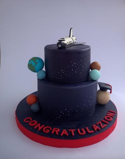 planet space cake - Cake by Mariana Frascella
