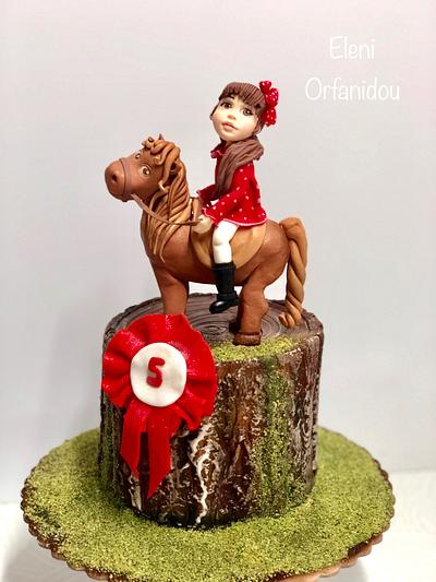 Horse riding in the forest  - Cake by Eleni Orfanidou 