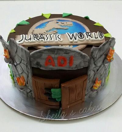 Jurassic world - Cake by sheilavk