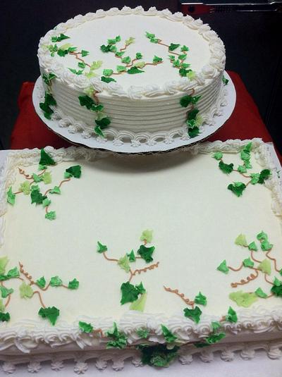 Ice cream wedding cakes - Cake by Janie