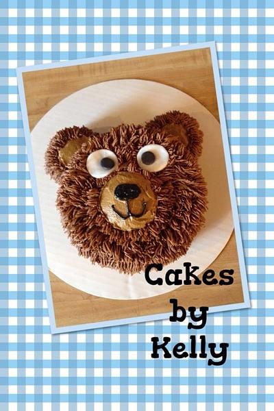 Teddy Bear Smash Cake  - Cake by Kelly Neff,  Cakes by Kelly 