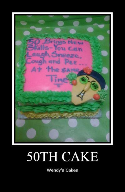 50th Cake - Cake by Wendy Lynne Begy