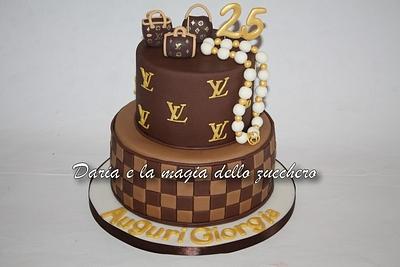 Louis Vuitton cake  - Cake by Daria Albanese