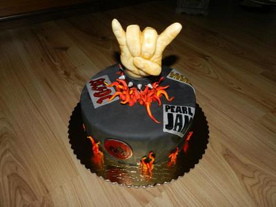 cake for rocker - Cake by Janeta Kullová