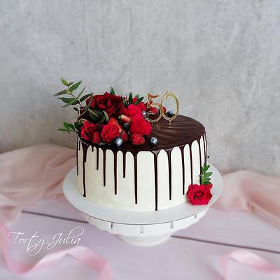 Drip brithday cake  - Cake by Cakes Julia 