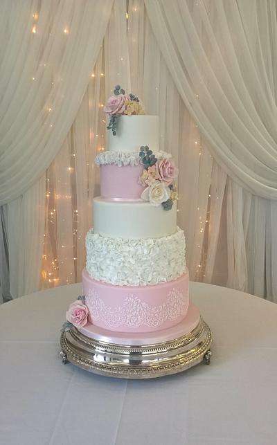 Pink Frills - Cake by Eden Cake Company