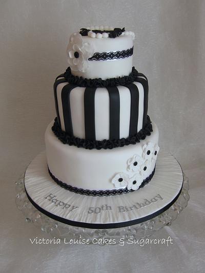50th Birthday Cake - Cake by VictoriaLouiseCakes