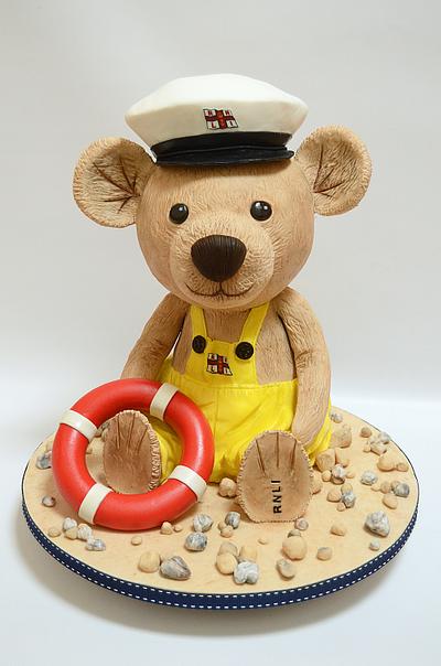 Alfie the RNLI teddy bear - Cake by The Chain Lane Cake Co.