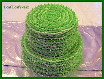 leafy leaf cake - Cake by Divya iyer
