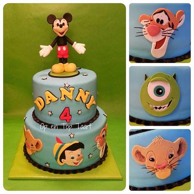 Mickey & Friends - Cake by Op en Top Taart