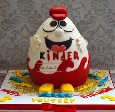 Kinder Surprise 3D Cake  - Cake by Better Batter Bakes