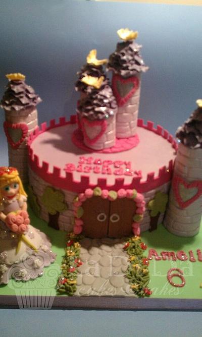 Princess castle cake - Cake by Denise Davidson