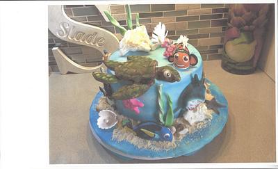 Finding Nemo - Cake by LynSS