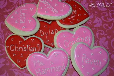 Valentines Cookies - Cake by Jamie Dixon