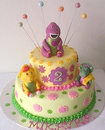 Barney cake - Cake by CupCake Garage