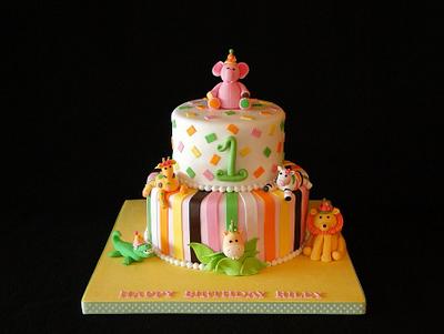 Jungle Birthday - Cake by Elisa Colon