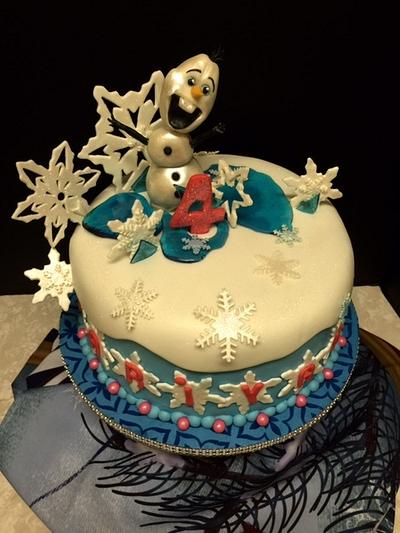 Olaf - Cake by Fun Fiesta Cakes  