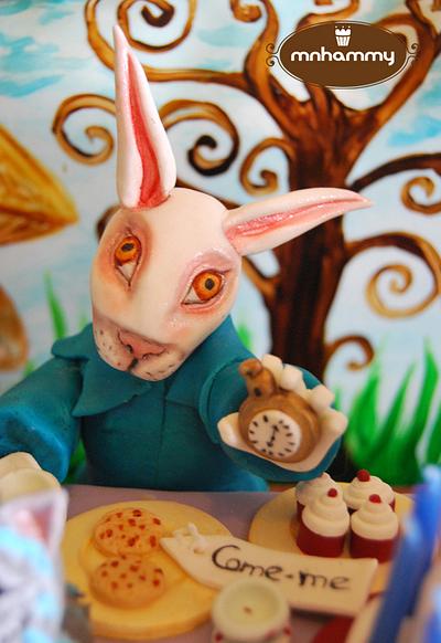 Mad Hatter Tea party - Tim Burton's Version - Cake by Mnhammy by Sofia Salvador