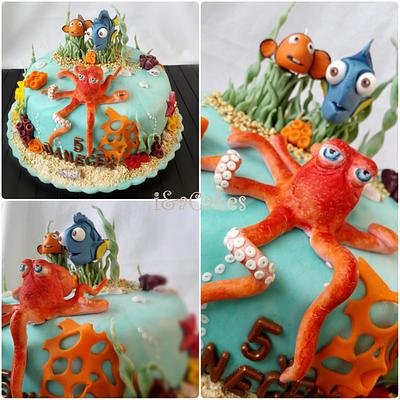 Finding Dory - Cake by iaacakes