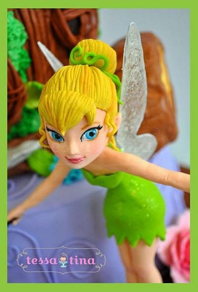 Tinkerbell Cake - Cake by tessatinacakes