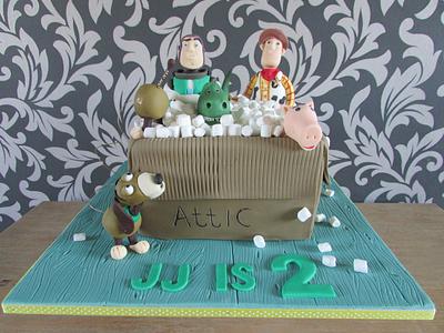 toy story - Cake by jen lofthouse
