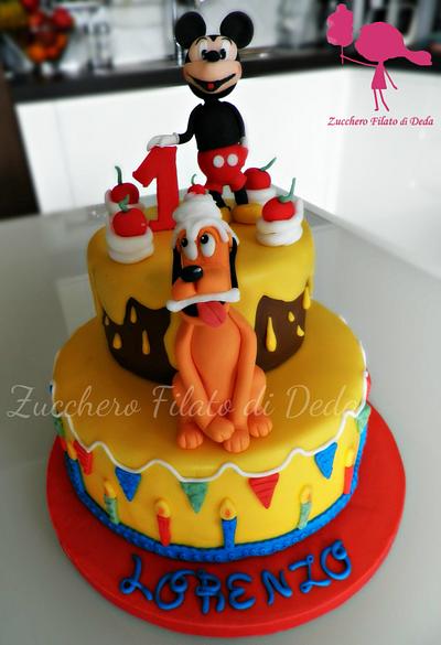 Mickey Mouse & Pluto cake - Cake by Zucchero Filato di Deda