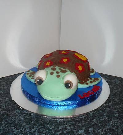Squirt the turtle from Finding nemo Disney - Cake by Krazy Kupcakes 