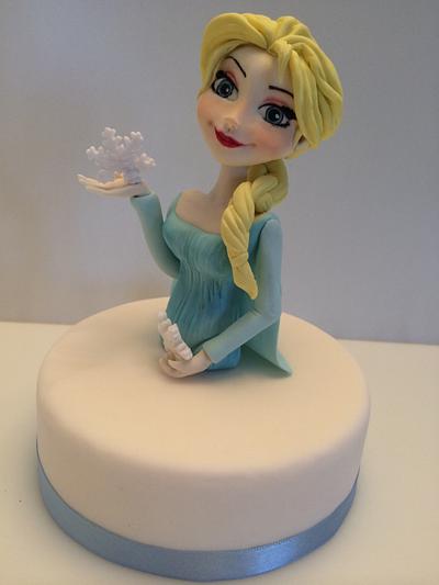 Elsa from Frozen - Cake by danida