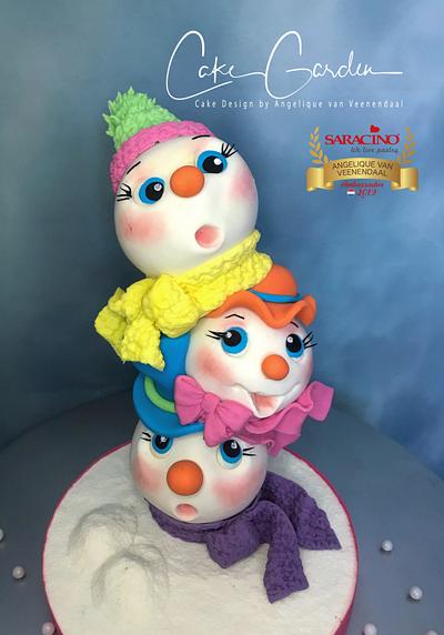 Stay cool snowmen - Cake by Cake Garden 