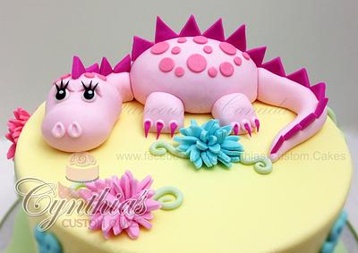 Dinosaur cake topper - Cake by Cynthia Jones
