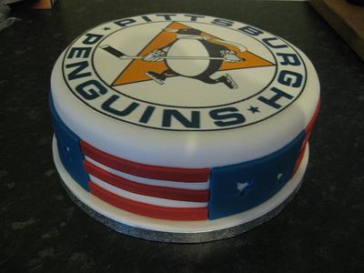 Ice Hockey player's favourite team - Cake by Combe Cakes