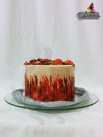 Buttercream Heaven and Hell - Cake by Simmz