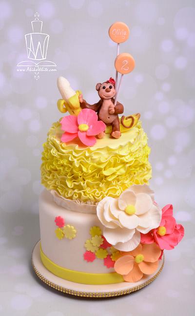 Monkey Cake - Cake by Akiko White 