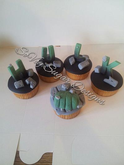 Hulk cupcakes - Cake by Kimberly Washington